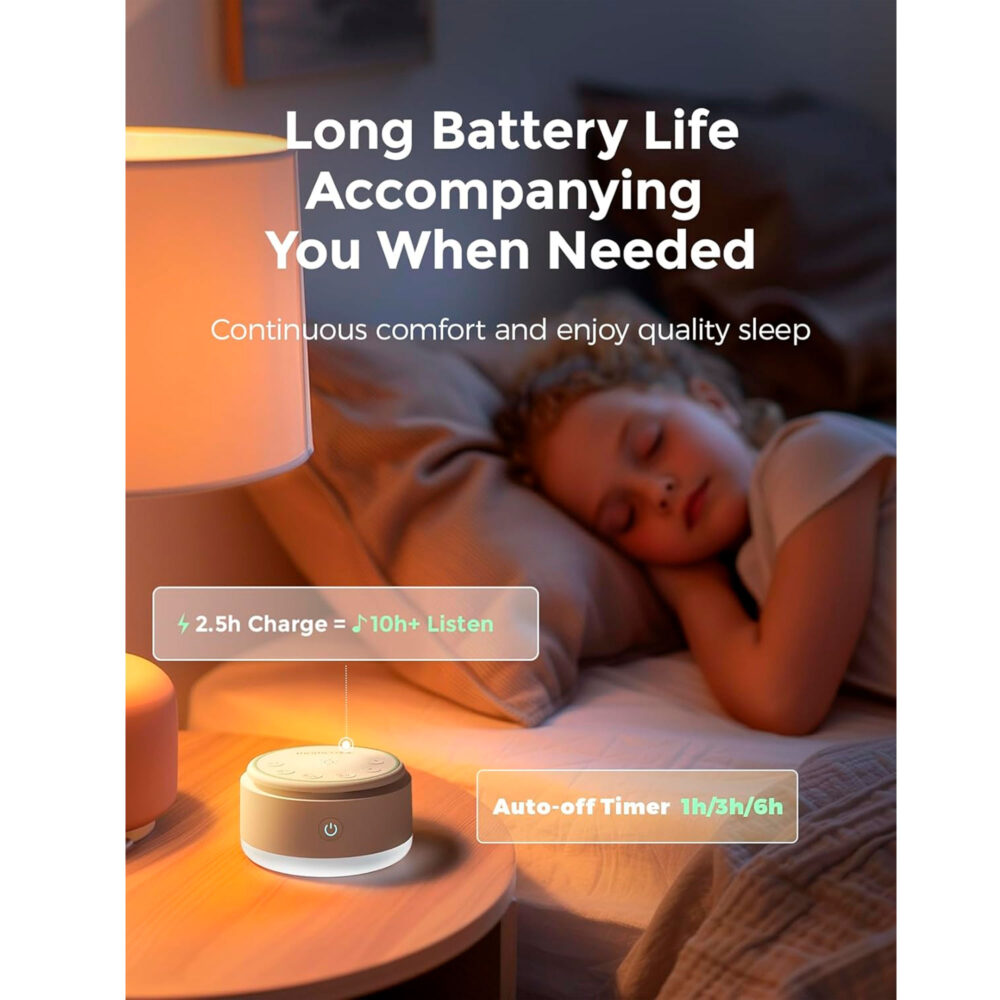 MÁQUINA DE SONIDOS PORTÁTIL PARA BEBÉS MOMCOZY