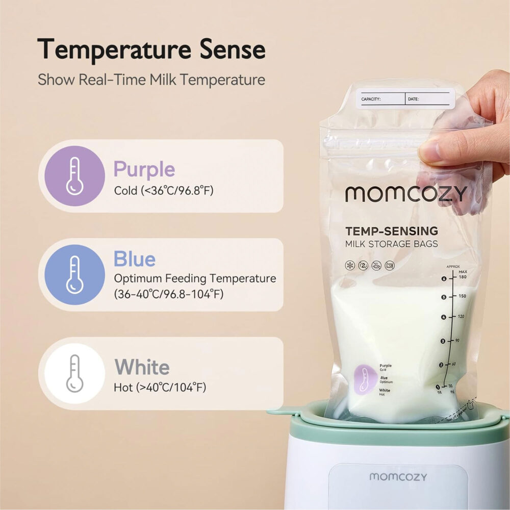 BOLSA DE ALMACENAMIENTO DE LECHE MATERNA 6 ONZAS 120 UNIDADES MOMCOZY