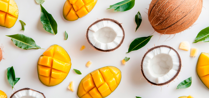 Barritas Energéticas de Mango y Coco