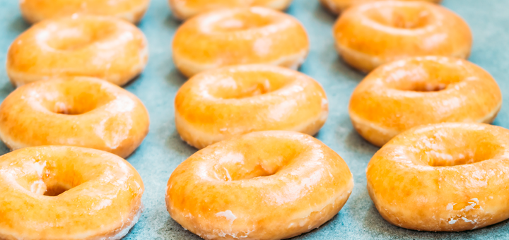 Donuts de Plátano y Arándanos para bebés