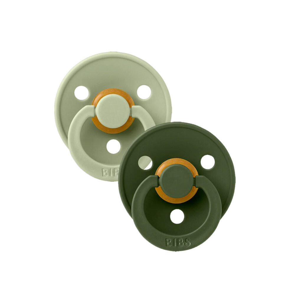 PACK DE 2 CHUPONES DE CAUCHO NATURAL USO 0 - 6 MESES TALLA 1 BIBS
