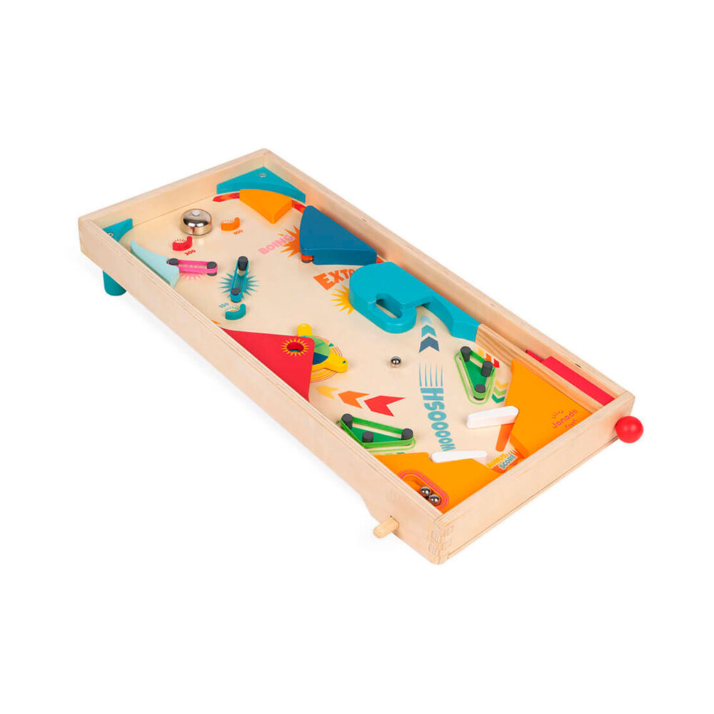 PINBALL DE MADERA DE COLORES JANOD