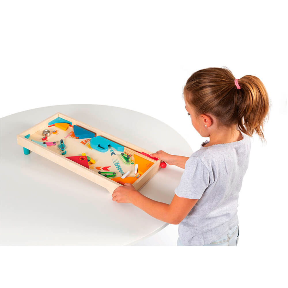 PINBALL DE MADERA DE COLORES JANOD
