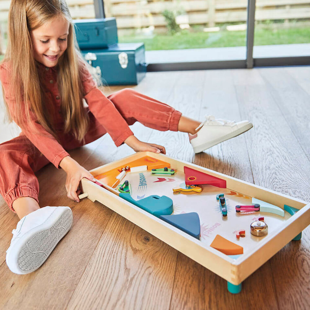 PINBALL DE MADERA DE COLORES JANOD