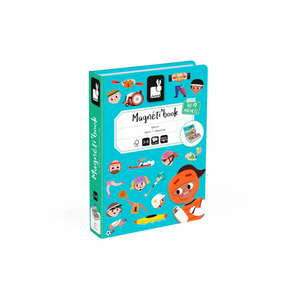 LIBRO MAGNÉTICO DE DEPORTES JANOD