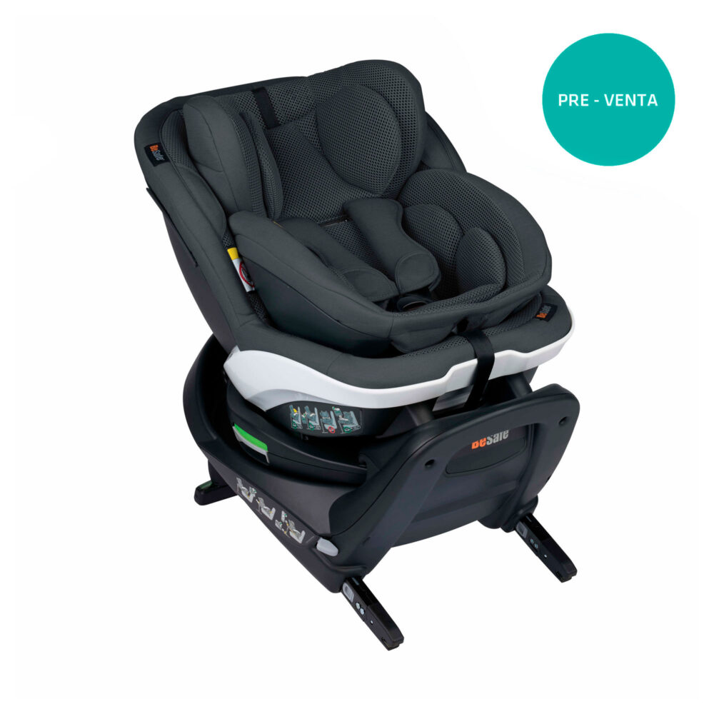 SILLA DE AUTO GIRATORIO 360° DE 0 MESES A 4 AÑOS MODELO IZI TURN B I-SIZE BESAFE