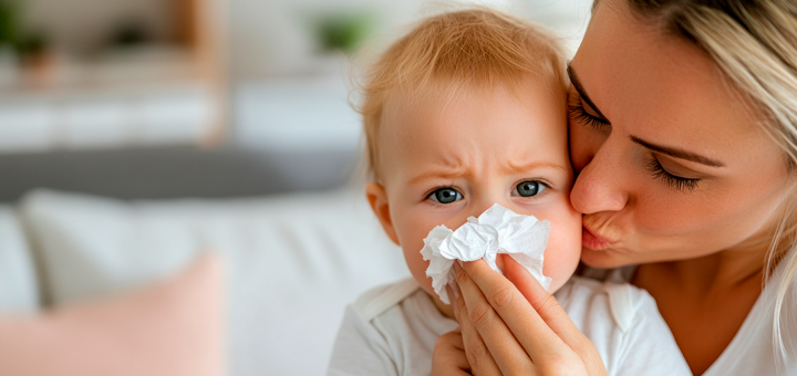 El resfriado en bebés: Guía de cuidados y prevención para padres primerizos