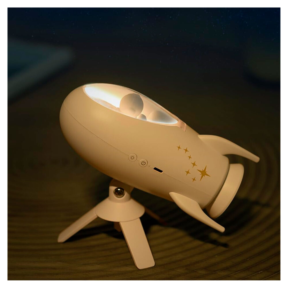 LÁMPARA LED ROCKET CREATIVE SPEAKER IMAGEN CASA