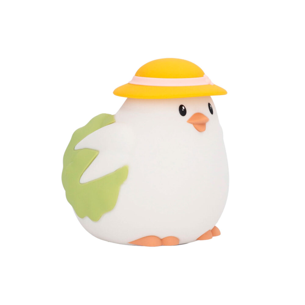 LÁMPARA LED DE SILICONA FORMA DE POLLITO IMAGEN CASA