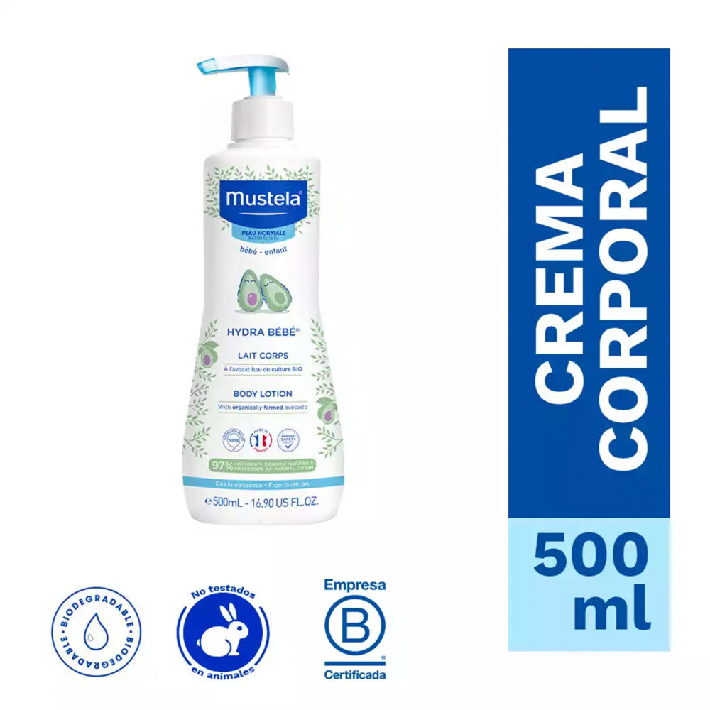 PACK 2 BAÑO E HIDRATACIÓN CUIDADO DEL BEBÉ + CANASTITA DE REGALO MUSTELA