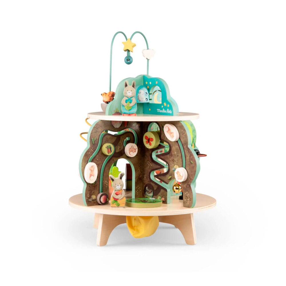 JARDÍN DE ACTIVIDADES DE MADERA COLECCIÓN TRES CONEJITOS
