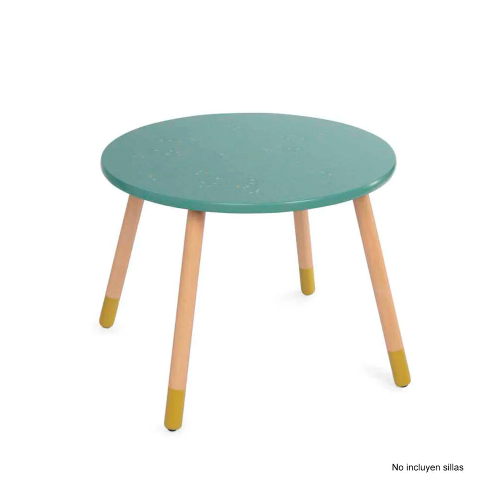 MESA DE MADERA PARA NIÑOS 60 X 46 CM COLECCIÓN TRES CONEJITOS