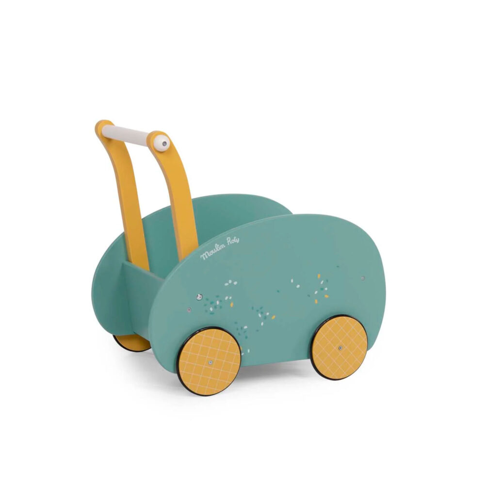 CARRO ANDADOR DE MADERA COLECCIÓN TRES CONEJITOS