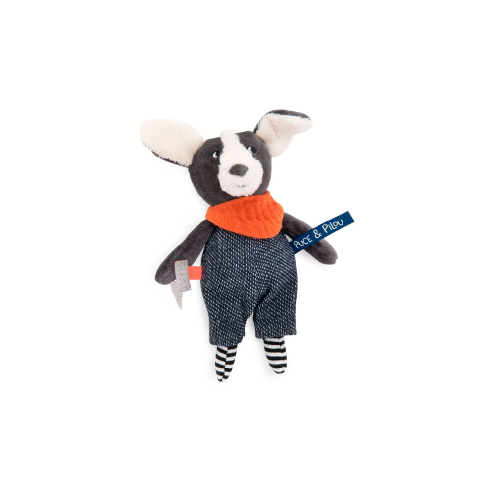 PELUCHE PEQUEÑO DE PERRO PUCE COLECCIÓN PUCE & PILOU