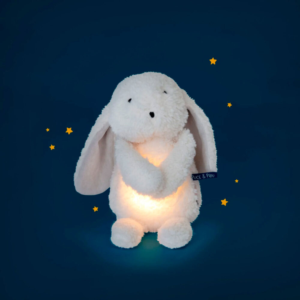 PELUCHE LUMINOSO DE CONEJO COLECCIÓN PUCE & PILOU
