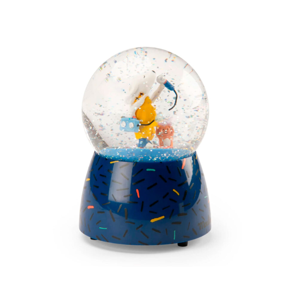 BOLA DE NIEVE DE RESINA MUSICAL COLECCIÓN PUCE & PILOU