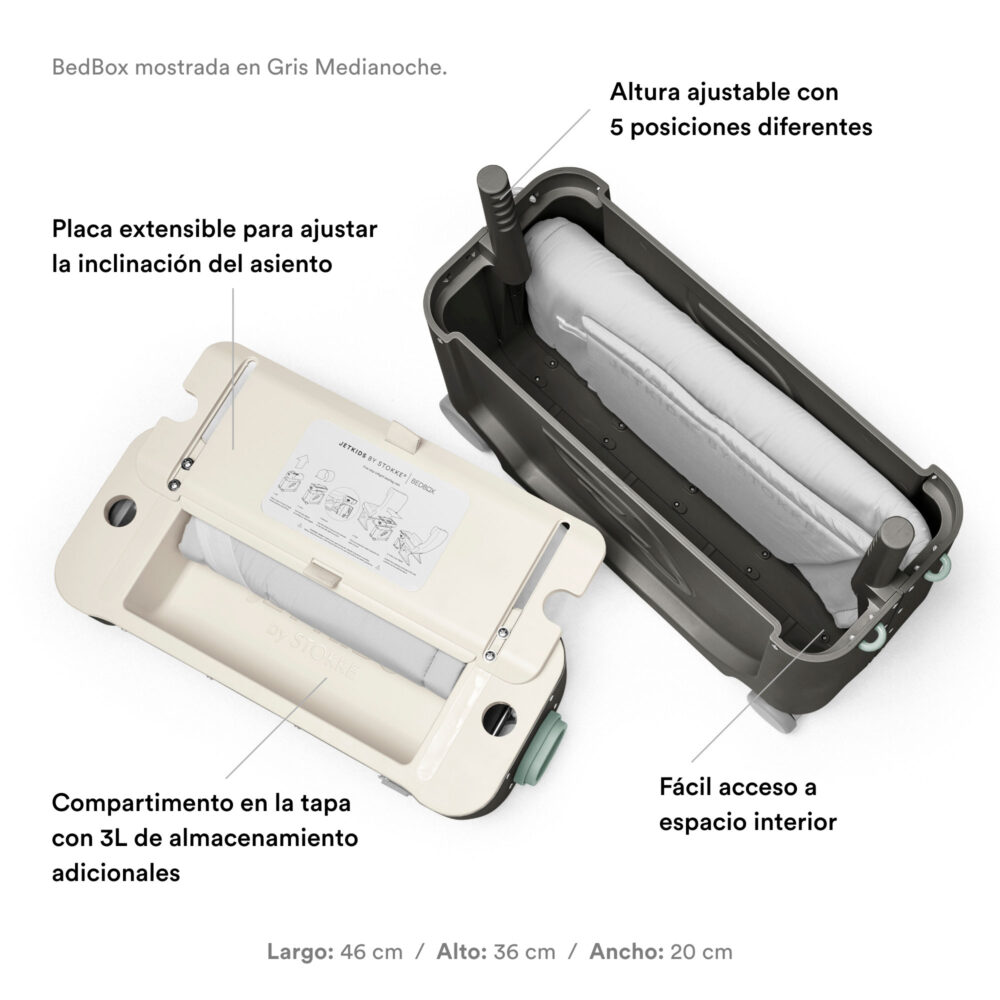 JETKIDS BEDBOX MALETA CON RUEDAS PARA NIÑOS STOKKE