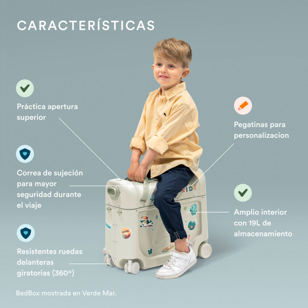 JETKIDS BEDBOX MALETA CON RUEDAS PARA NIÑOS STOKKE