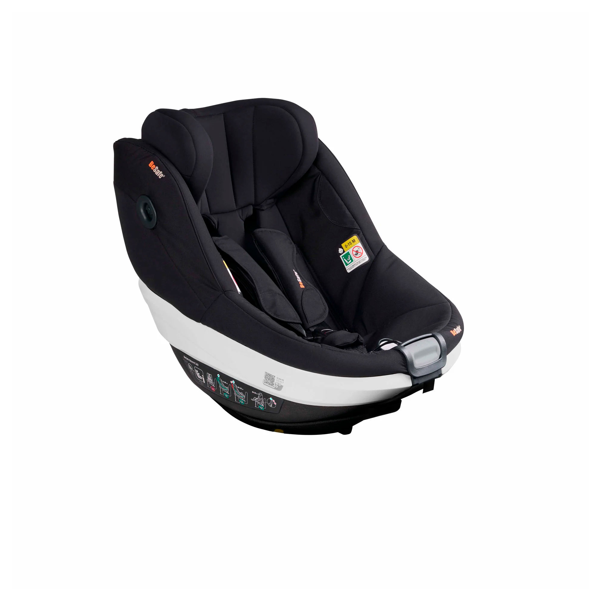 SILLA DE AUTO GIRATORIO 360° DE 0 MESES A 4 AÑOS MODELO IZI TURN B I-SIZE BESAFE