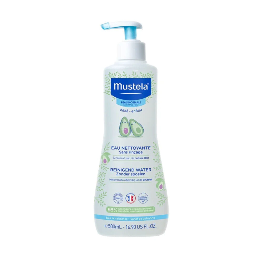 AGUA LIMPIADORA SIN ENJUAGUE DE 500 ML MUSTELA