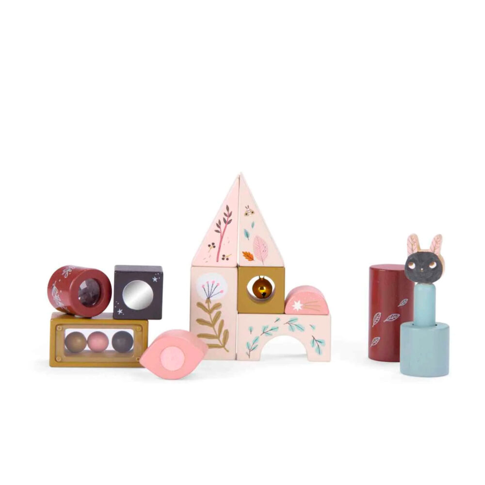CUBO DE ACTIVIDADES DE MADERA COLECCIÓN APRES LA PLUIE