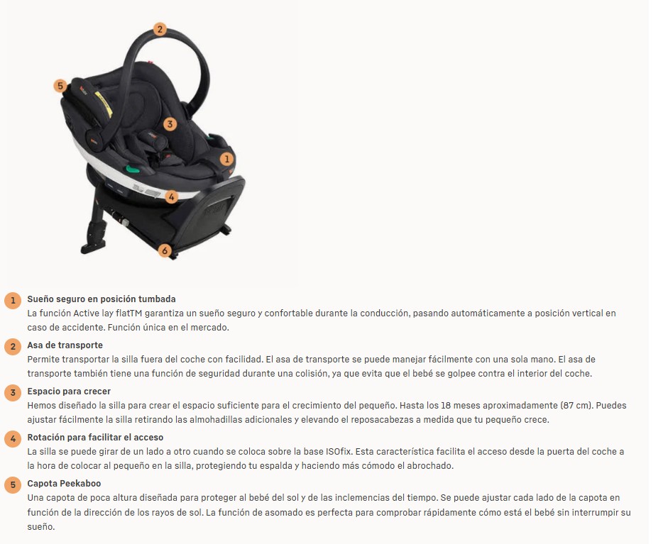 ASIENTO DE AUTO DE 0 A 18 MESES MODELO GO BEYOND BESAFE ASIENTO DE AUTO DE 0 A 18 MESES MODELO GO BEYOND BESAFE