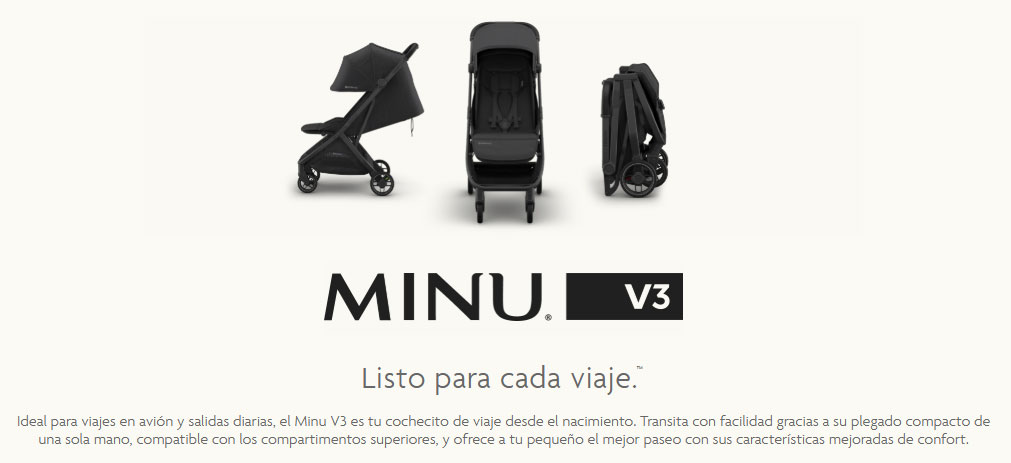 COCHE MODELO MINU V3 UPPABABY COCHE MODELO MINU V3 UPPABABY