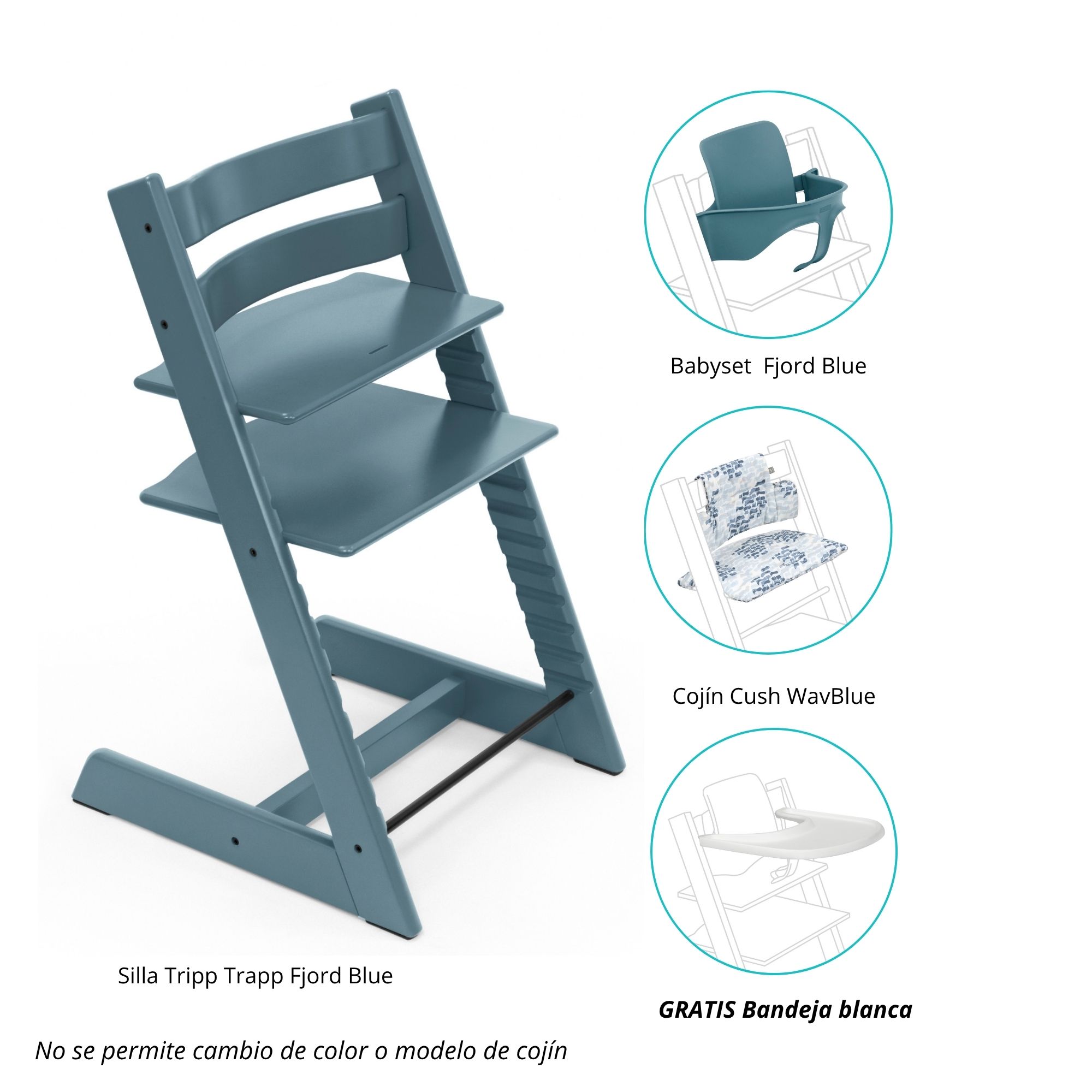 SILLA STOKKE MODELO TRIPP TRAPP DE ROBLE