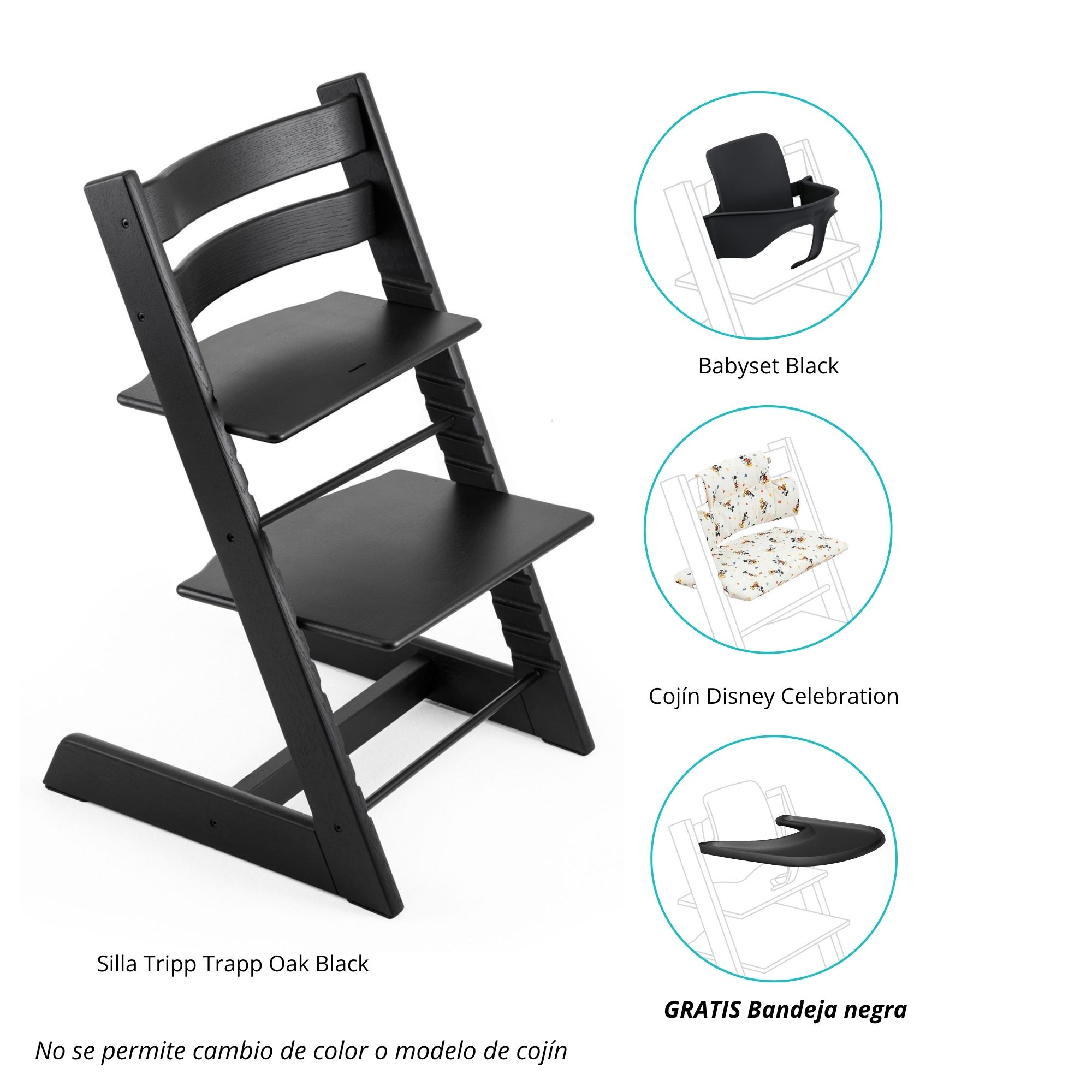 SILLA STOKKE MODELO TRIPP TRAPP DE ROBLE