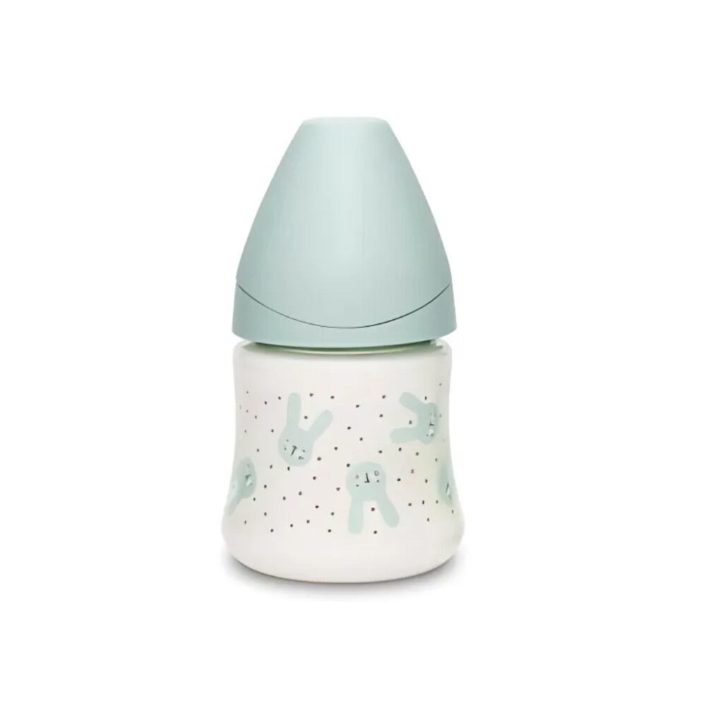 BIBERÓN PREMIUM CON TETINA REDONDA FLUJO LENTO 150ML - SUAVINEX