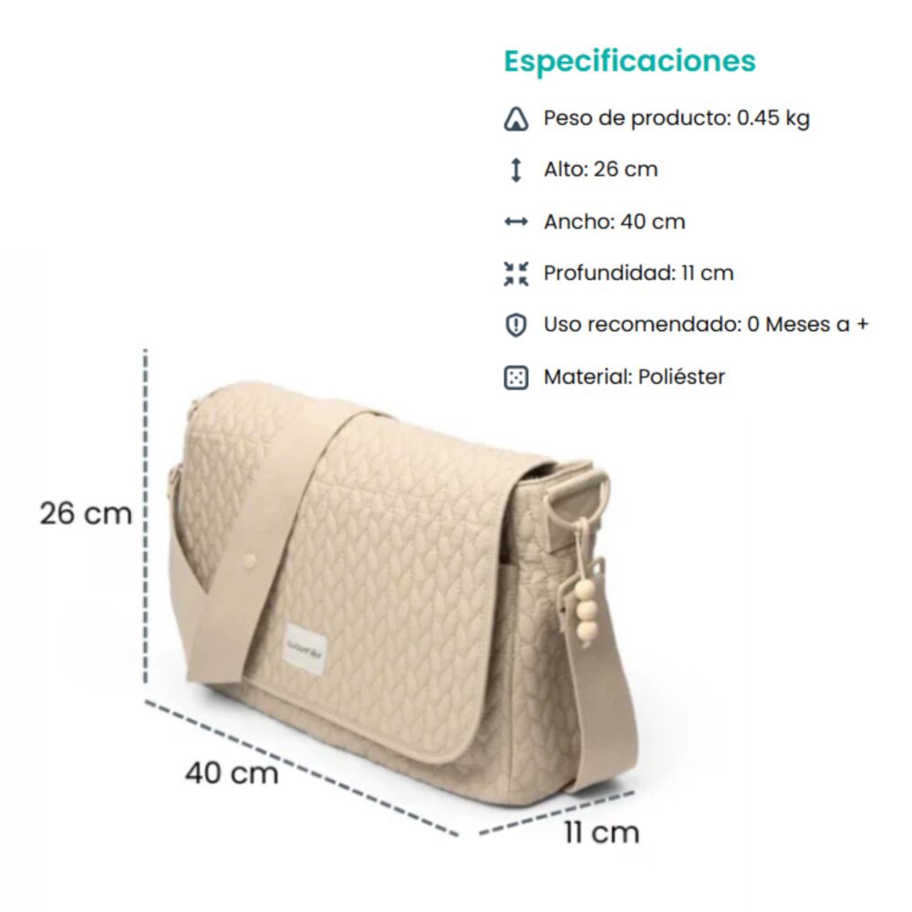 BOLSO PAÑALERO BANDOLERA SUAVINEX