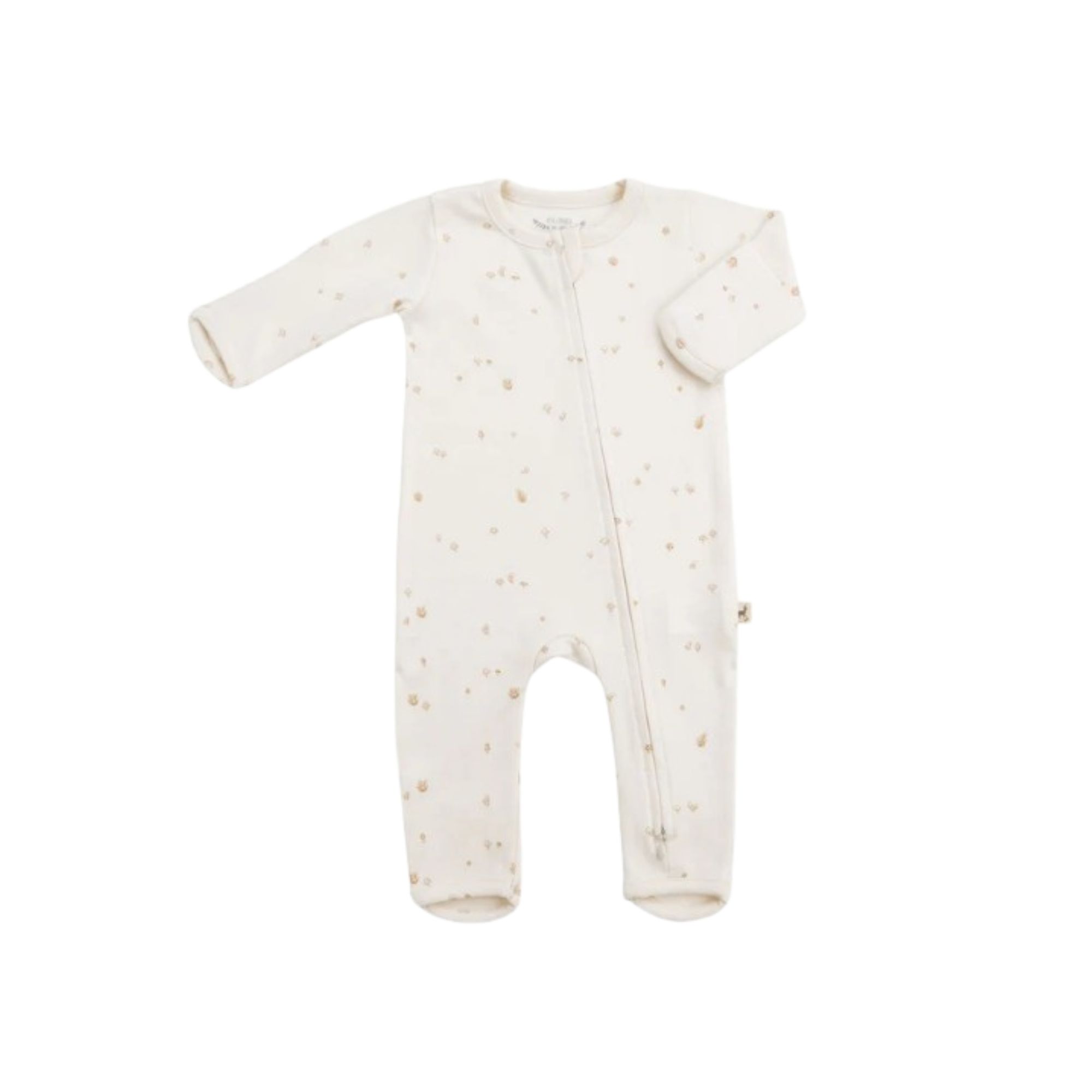 PIJAMA CON CIERRE "WOODLAND HEDGIES" TAPIOCA RED CARIBOU