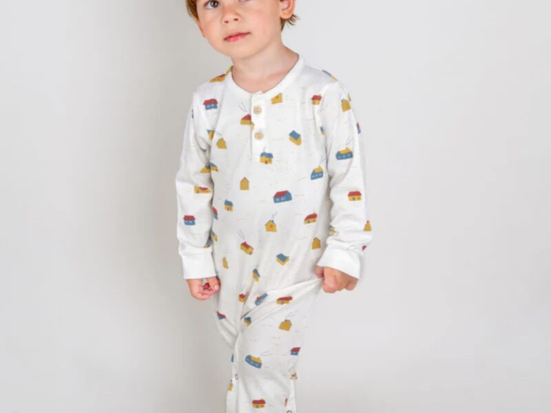 ENTERIZO CON PIES "ALOE WASH" WINTERGREEN RED CARIBOU