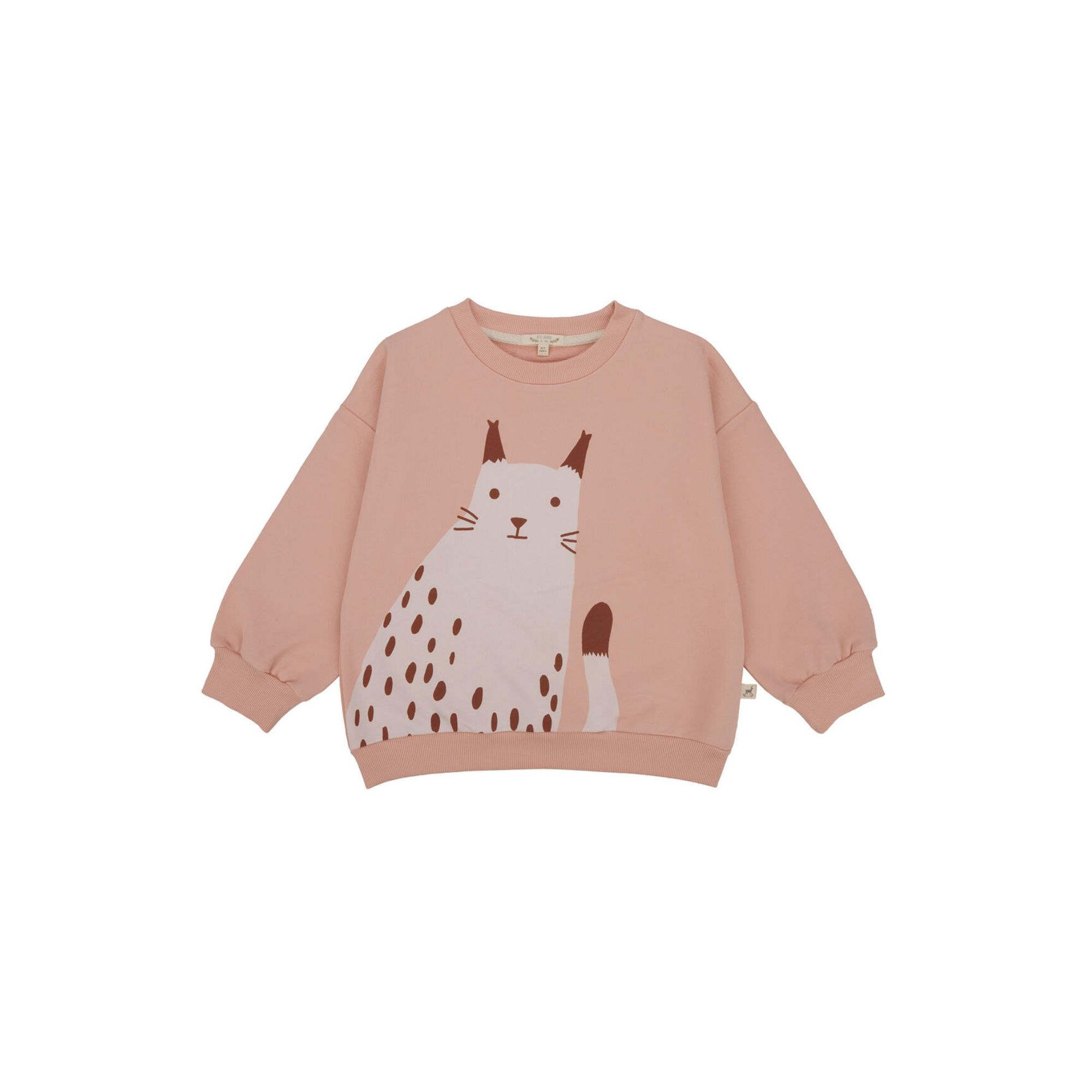 POLERA CON MANGAS GLOBO DE BEBÉ ROSA CAOBA 100% ALGODÓN PIMA RED CARIBOU