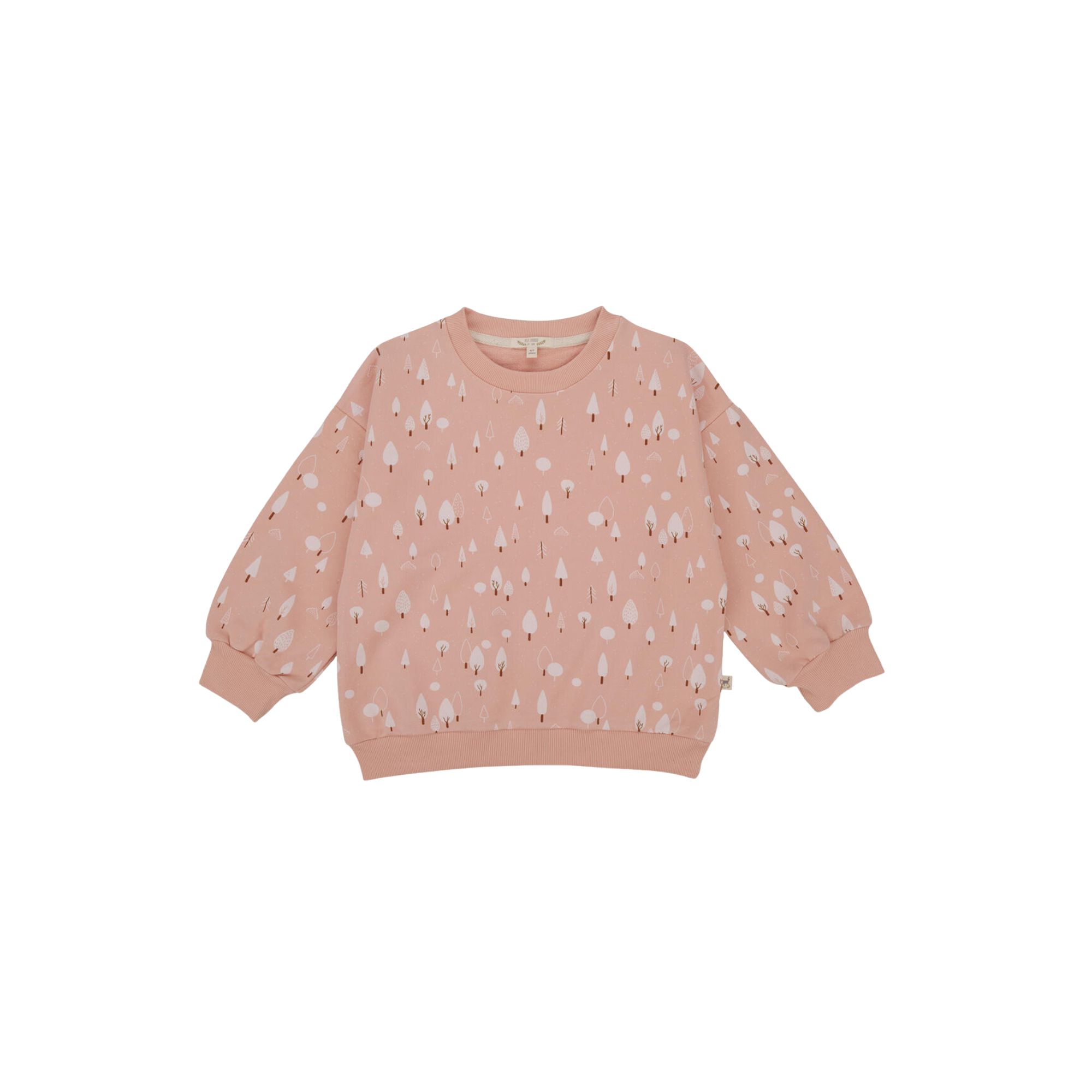 POLERA CON MANGAS GLOBO DE BEBÉ ROSA CAOBA 100% ALGODÓN PIMA RED CARIBOU