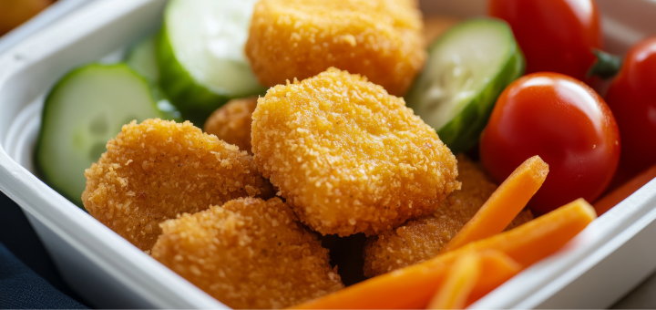 Nuggets de Pollo con Verduras