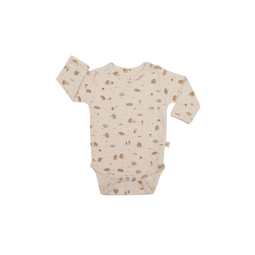BODY 100% ALGODÓN PIMA "WOODLAND HEDGIES" TAPIOCA RED CARIBOU