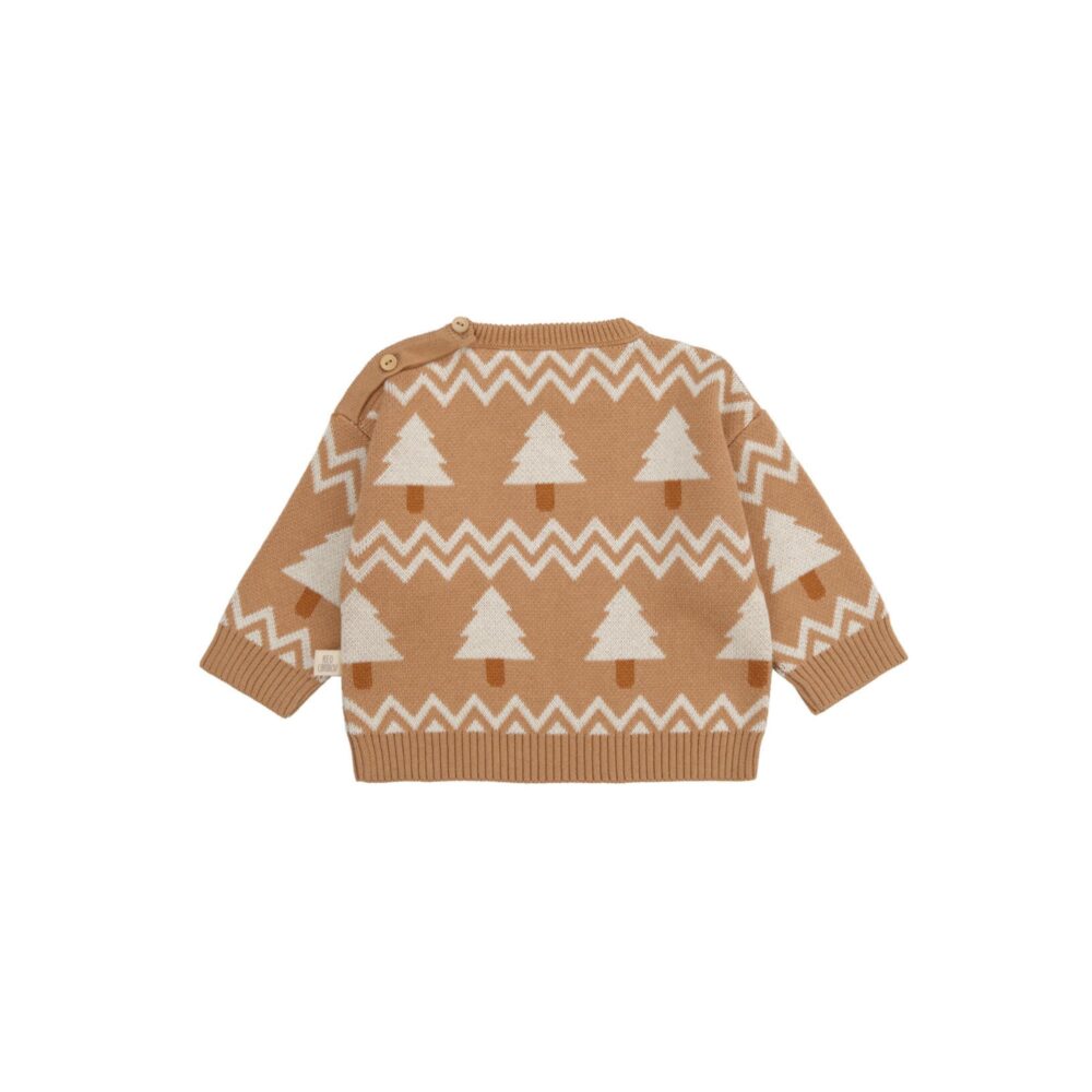 CHOMPA KNIT "WINTER CLUB" CASHEW MULTI RED CARIBOU