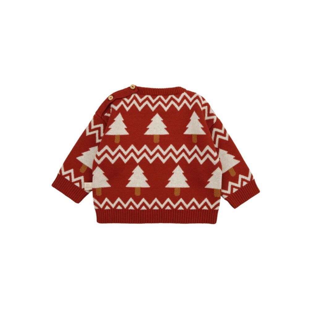 CHOMPA KNIT "WINTER CLUB" KETCHIP MULTI RED CARIBOU