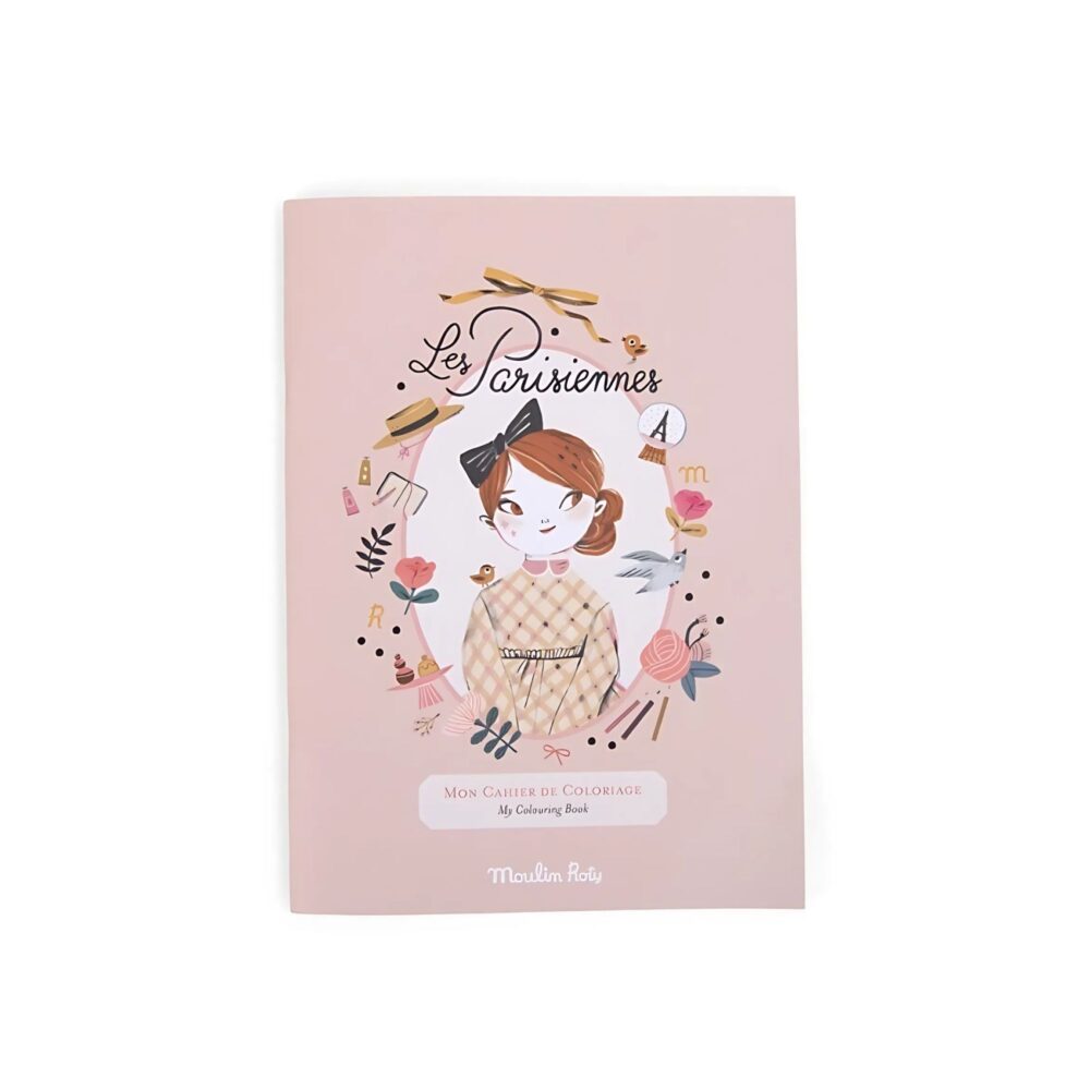 CUADERNO DE 36 PÁGINAS PARA COLOREAR COLECCIÓN LES PARISIENNES