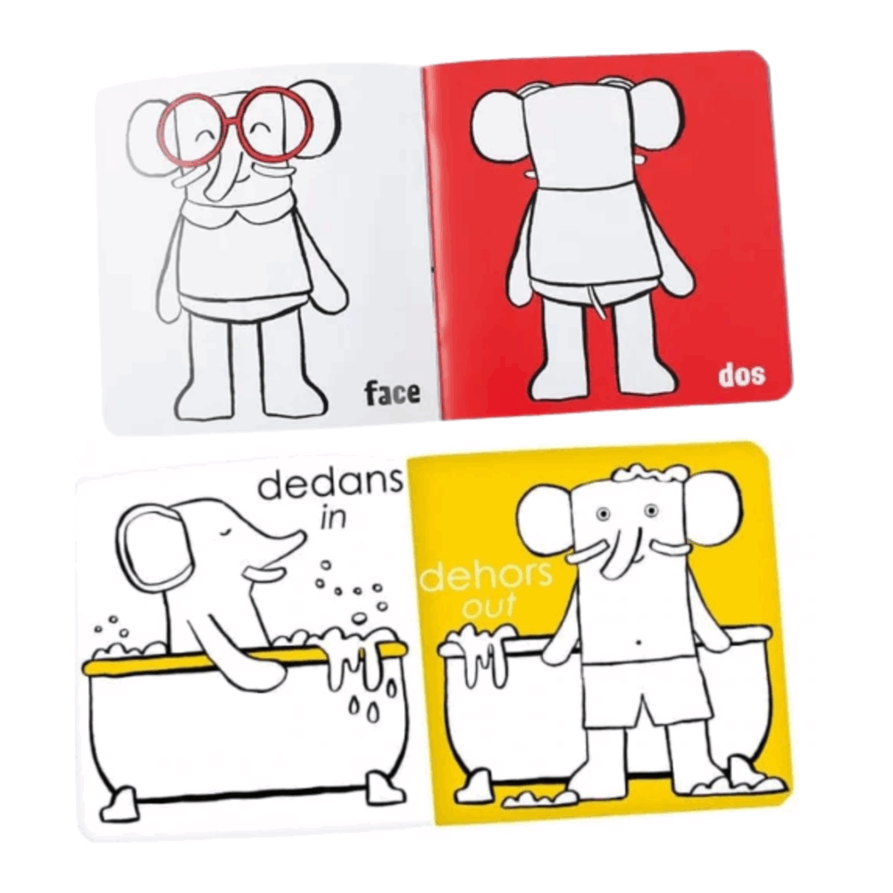 LIBRO PARA COLOREAR "OPUESTOS" de LES POPIPO