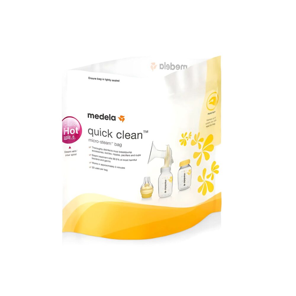 BOLSAS ESTERILIZADORAS PARA MICROONDAS x 5UND MEDELA
