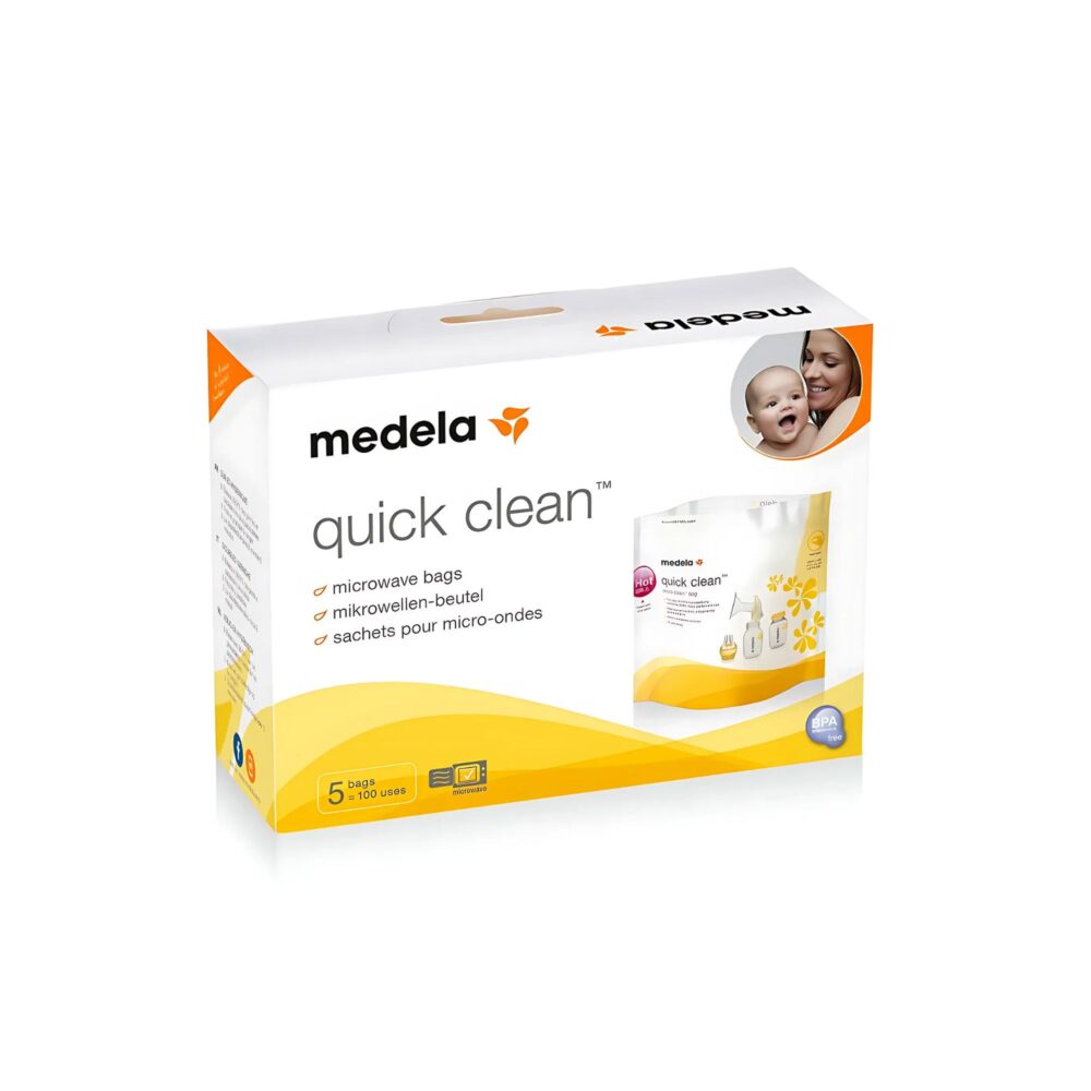 BOLSAS ESTERILIZADORAS PARA MICROONDAS x 5UND MEDELA