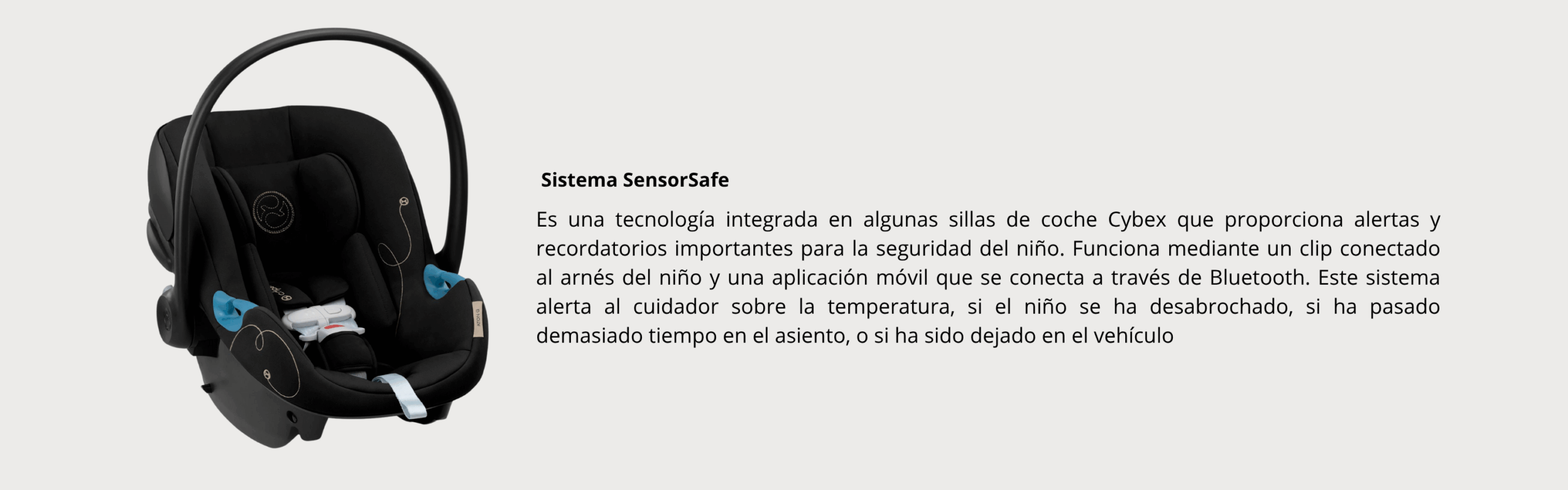 PACK COCHE MODELO EOS BLK 2 EN 1 + CARSEAT ATON G CON SENSORSAFE + ADAPTADOR CYBEX