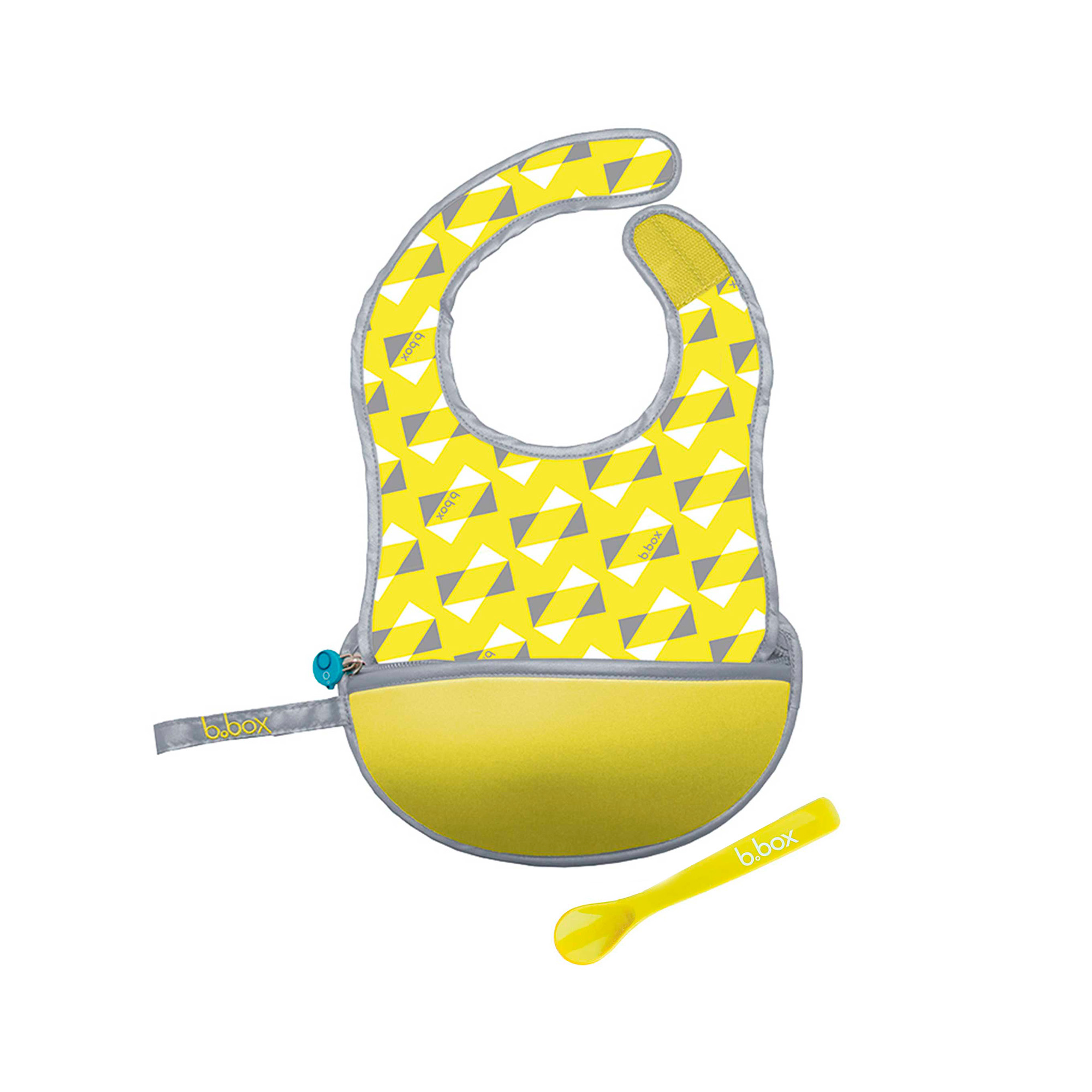 SET DE 2 BABEROS DE SILICONA CUELLO AJUSTABLE BEABA
