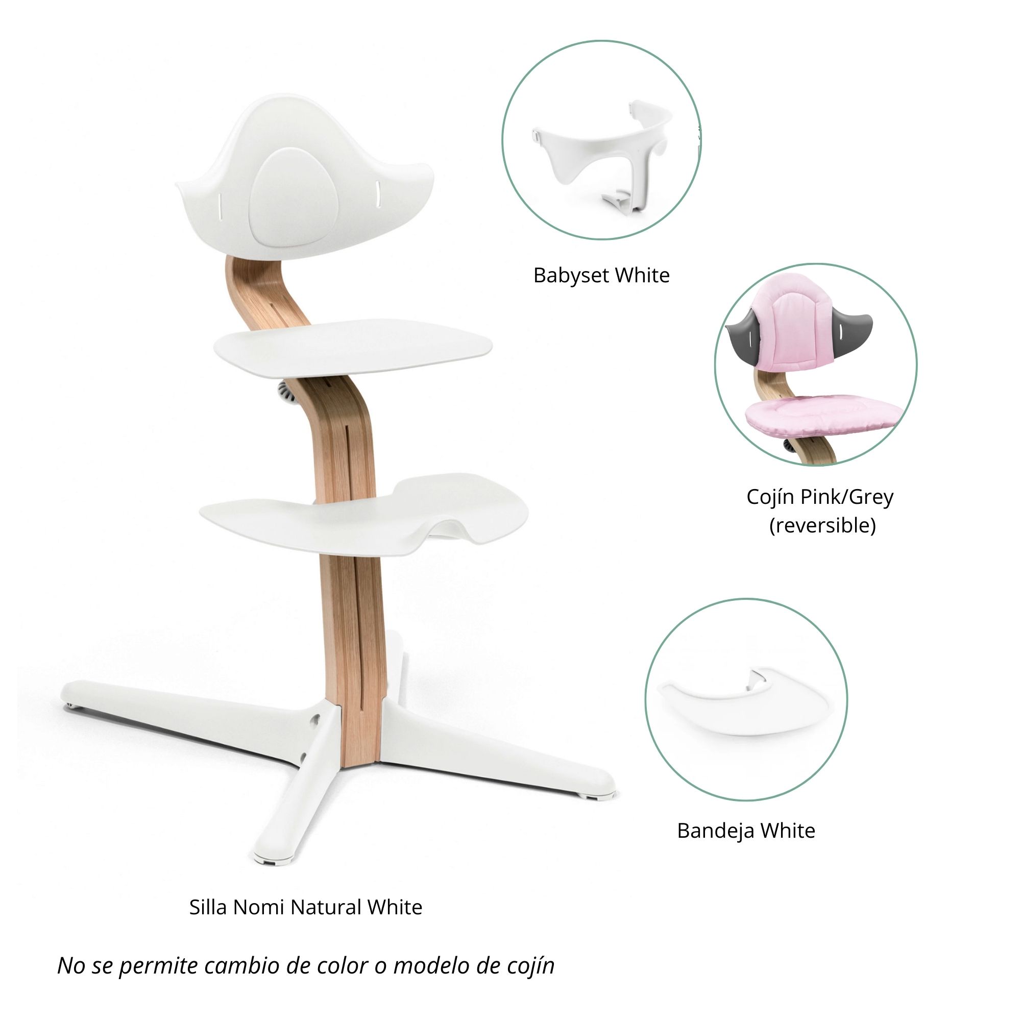 Barra Metálica 2 Piezas para Silla Tripp Trapp Stokke – Seguridad y Funcionalidad