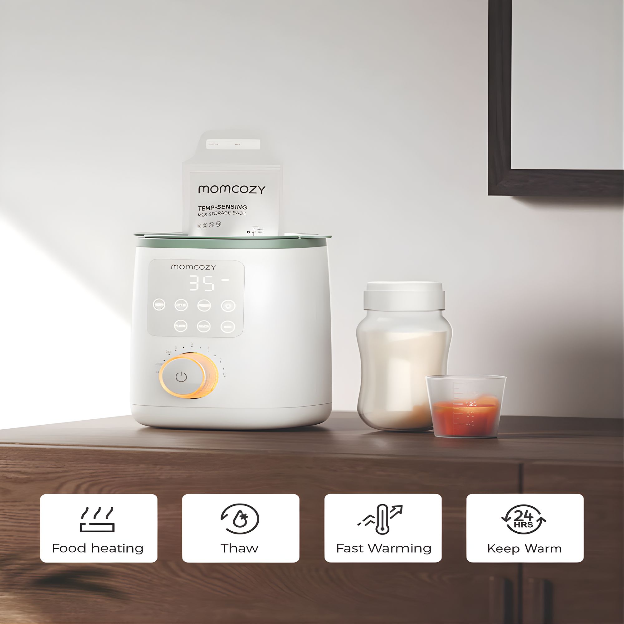 CALENTADOR DE BIBERONES ELÉCTRICO MOMCOZY CALENTADOR DE BIBERONES ELÉCTRICO MOMCOZY