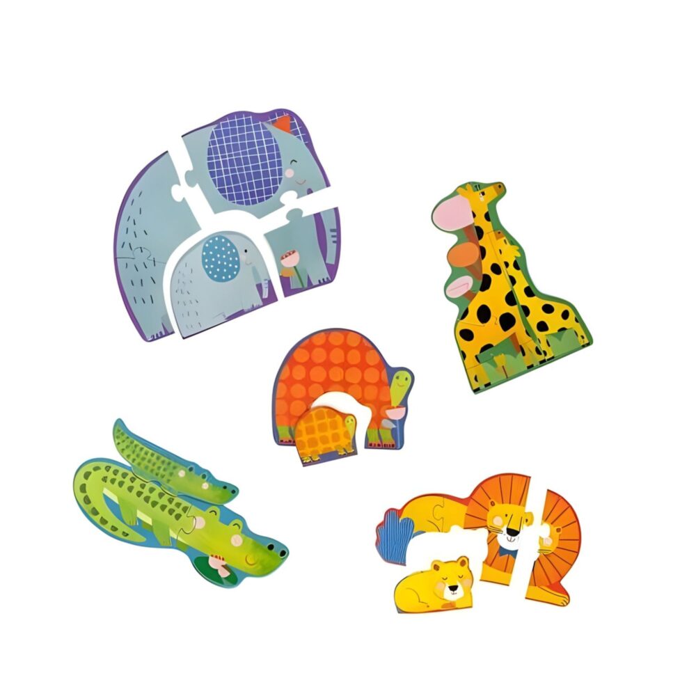 PUZZLE EVOLUTIVOS DE LES TOUPITIS (20 PIEZAS) MOULIN ROTY