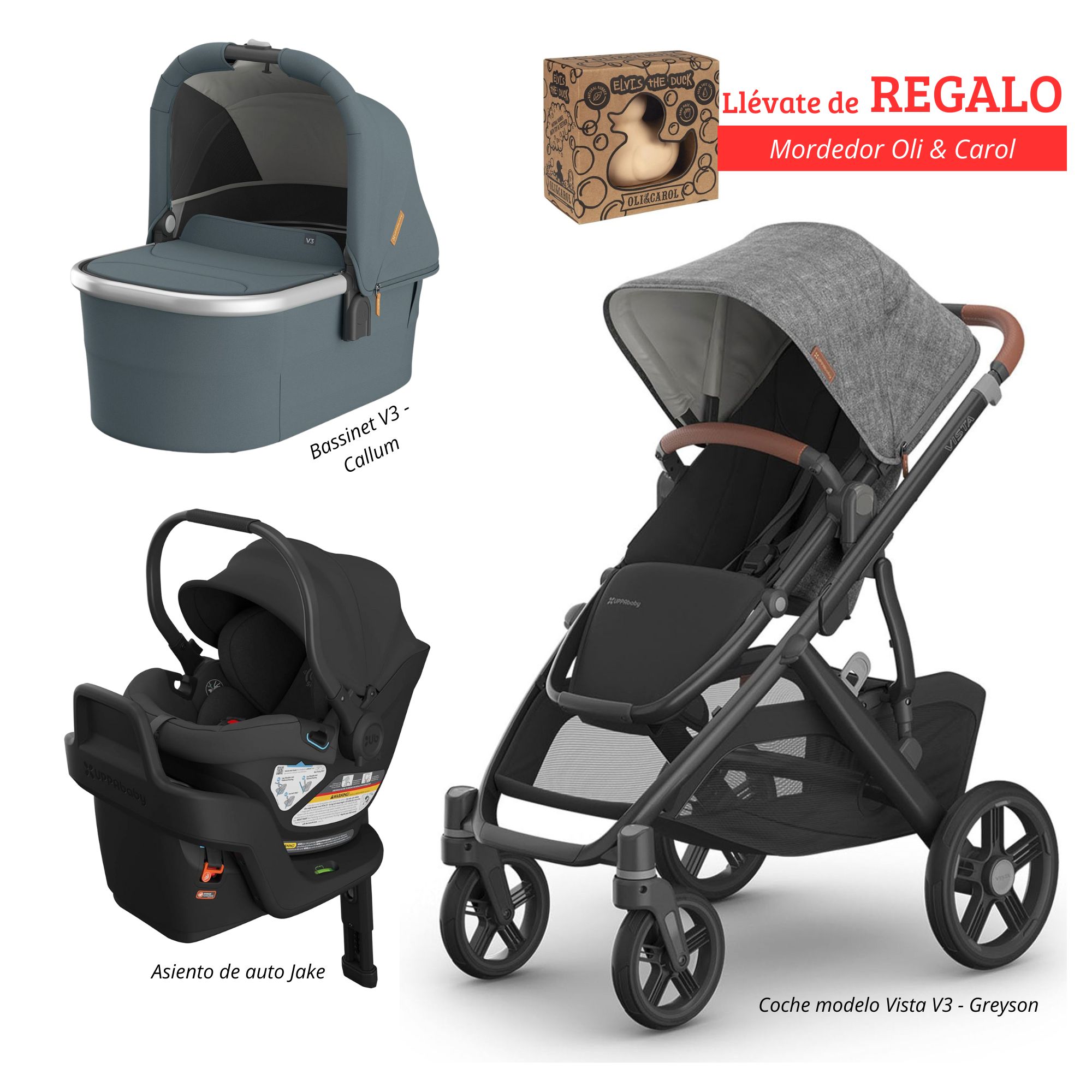 TRAVEL BAG PARA COCHE UPPABABY MODELO VISTA/VISTA V2/VISTA V3 CRUZ/CRUZ V2