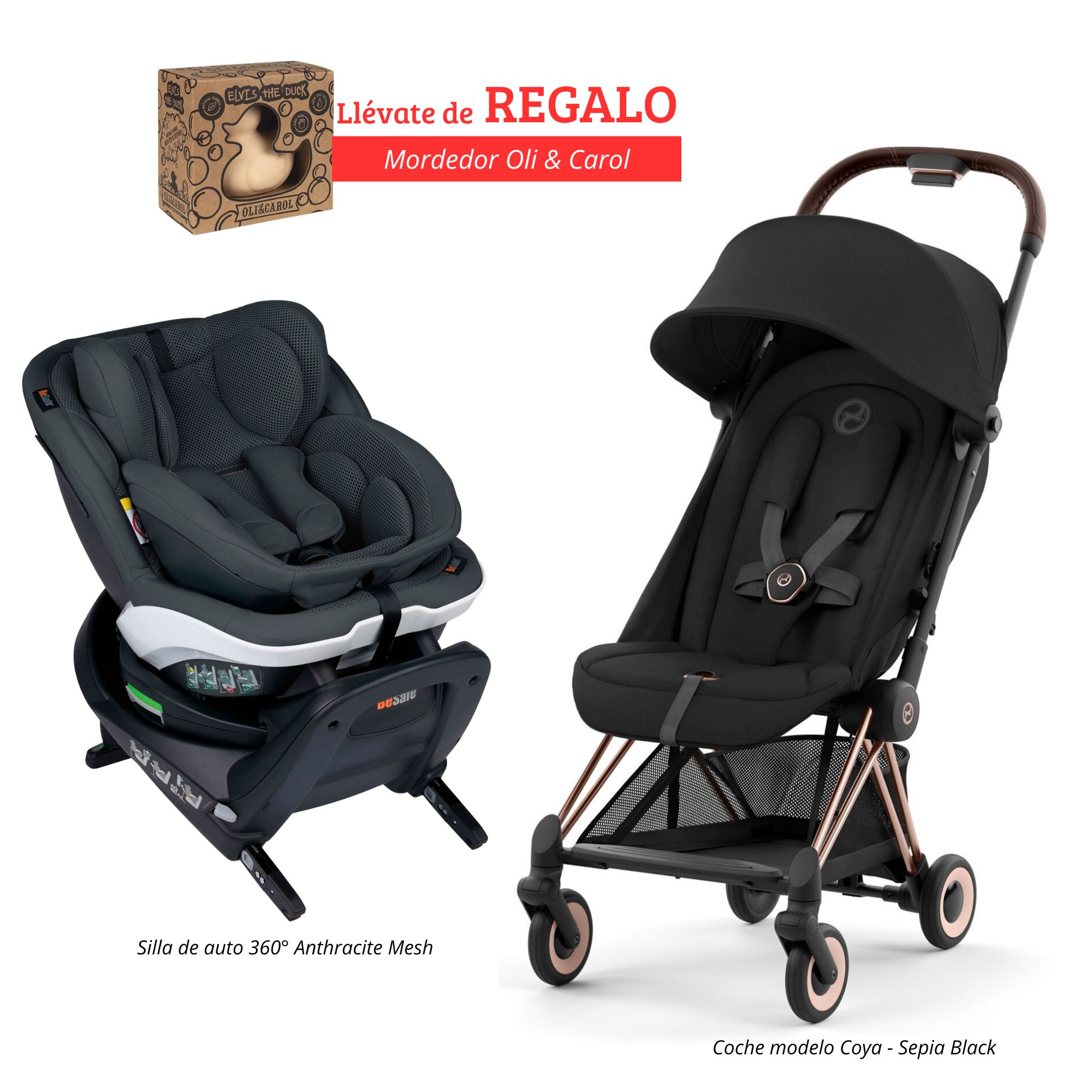 SILLA DE AUTO GIRATORIO 360° DE 0 MESES A 4 AÑOS MODELO IZI TURN B I-SIZE BESAFE SILLA DE AUTO GIRATORIO 360° DE 0 MESES A 4 AÑOS MODELO IZI TURN B I-SIZE BESAFE